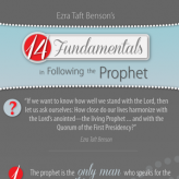 Fourteen fundamentals in following the prophet: Games and worksheets