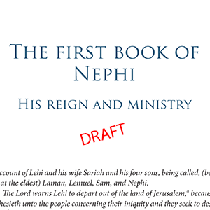 Structured Edition scripture sample: 1 Nephi
