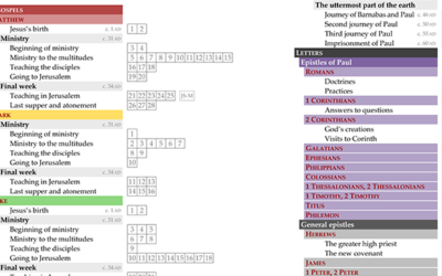 New Testament Reading Charts