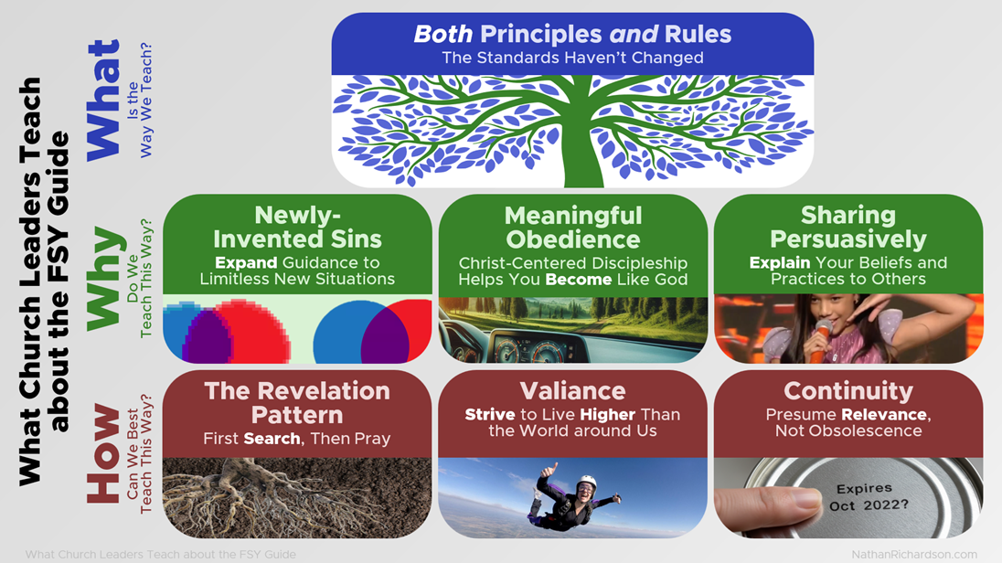 Seven main ideas Church leaders teach about the FSY Guide