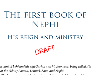 Structured Edition scripture sample: 1 Nephi